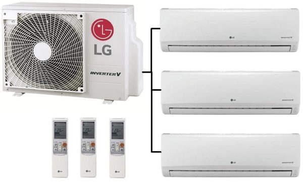 Aire Multisplit LG Inverter 2 X 2250 1 X 6000 F/c